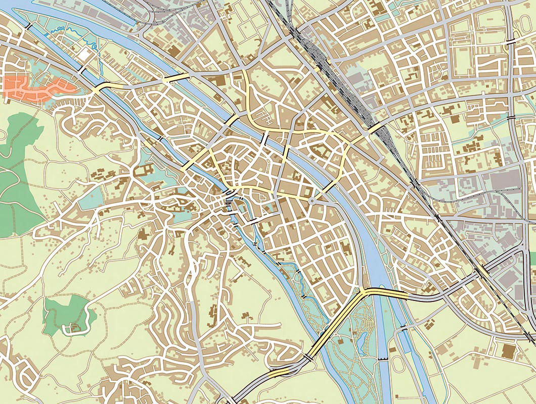 Stadtplan von Bamberg